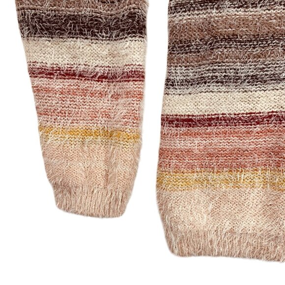 - mulitcolored crew neck sweater size medium  by cream - Picture 7 of 10